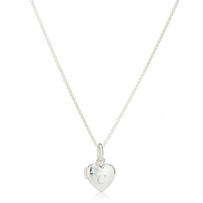 Personalized March Birthstone Aquamarine Locket Necklace