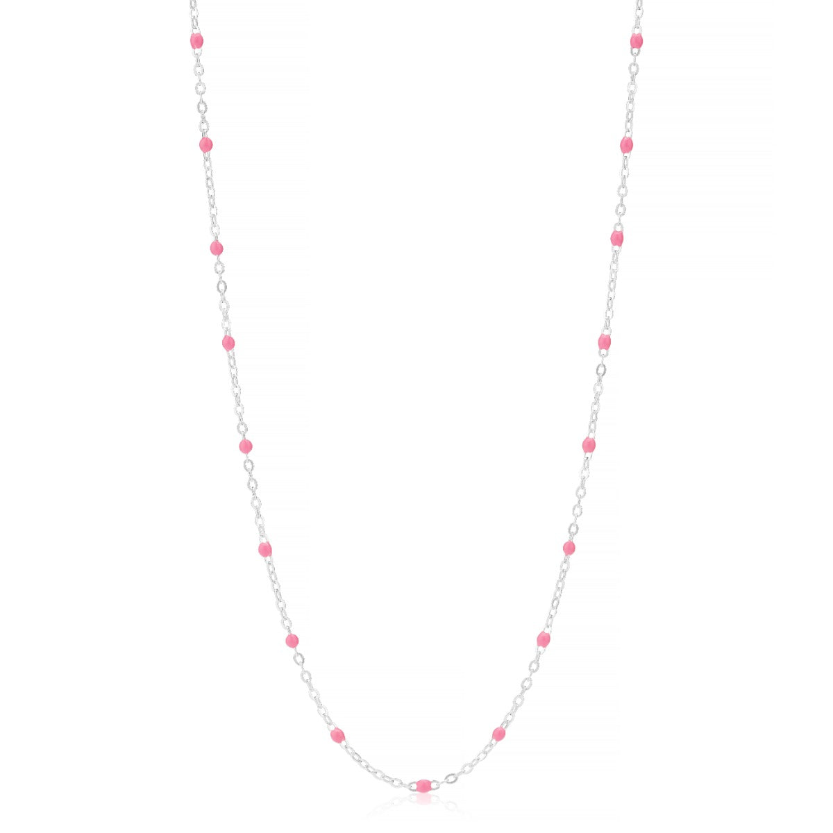 Little Treasure Pink Necklace - Sterling Silver