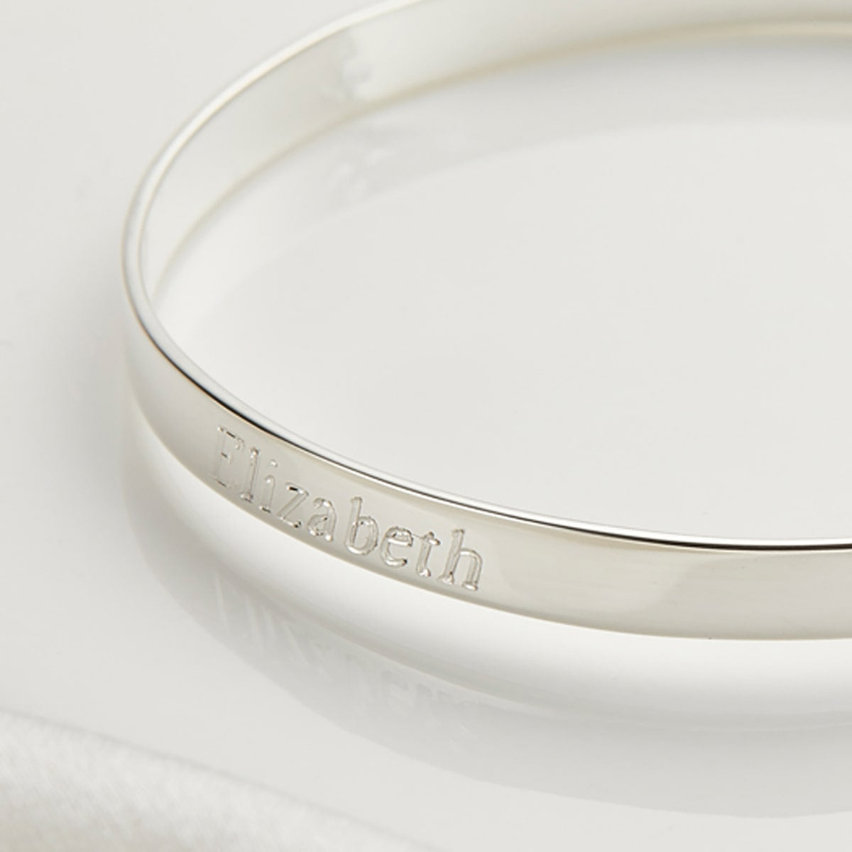 My First Diamond Kiss Baptism Baby Bangle