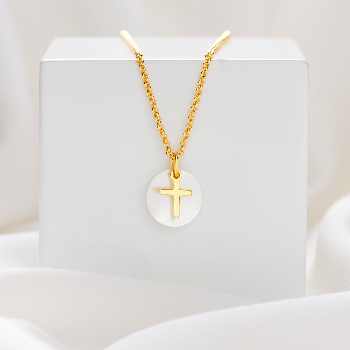 Hope Signature Cross Necklace - Gold-Plated